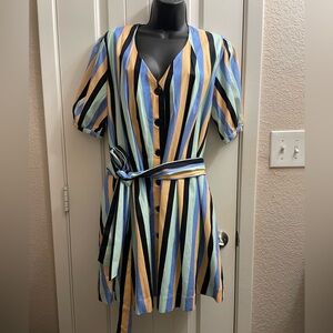 Crosby by Mollie Burch Striped Dress NWOT